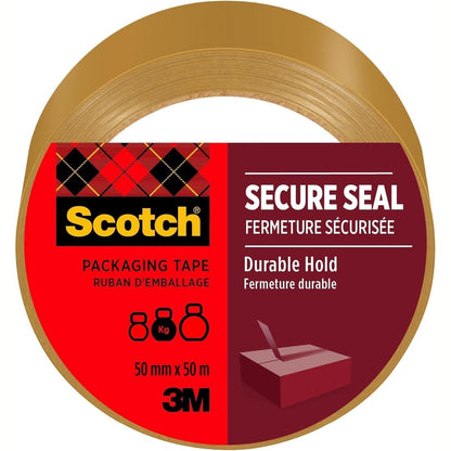 309380 - SCOTCH Shirit paketimi Secure Seal, kafe, 1 rrotull, 50 mm x 50 m