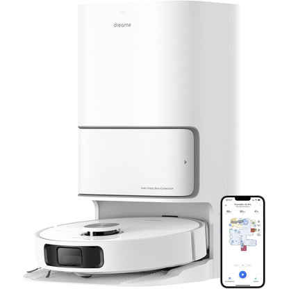 288015 - DREAME Fshesë me korrent robot L10s Ultra, Fuqi thithjeje 5300Pa, Zbulim automatik të pengesave 3D, Bateri 210m, WiFi/APP, E bardhë