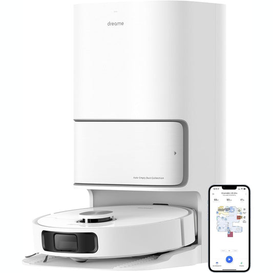 288015 - DREAME Fshesë me korrent robot L10s Ultra, Fuqi thithjeje 5300Pa, Zbulim automatik të pengesave 3D, Bateri 210m, WiFi/APP, E bardhë