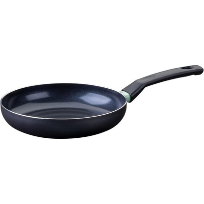 184590 - FACKELMANN BRANDAO - Tigan Prej Alumini i Ricikluar, Ø 24 cm, Veshje Qeramike pa PFAS, Dorezë Ergonomike, Vetëm Larje Me Dorë, Ngjyre e Zezë