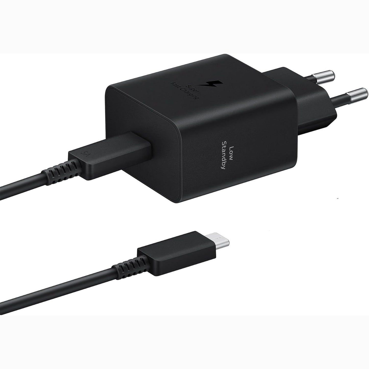 273319 - SAMSUNG EP-T4511X, Adaptues karikimi të shpejtë 45W, USB-C, i zi, përfshin kabllo të dhënash