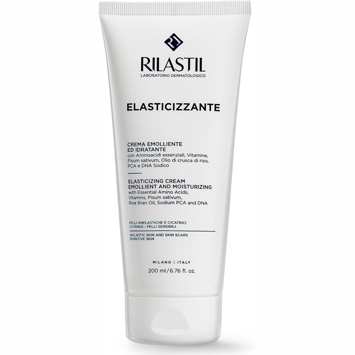 336167 - RILASTIL Krem për Fytyrën dhe Trupin, Trajtim i Shenjave, Zbutës dhe Hidratues, 200 ml