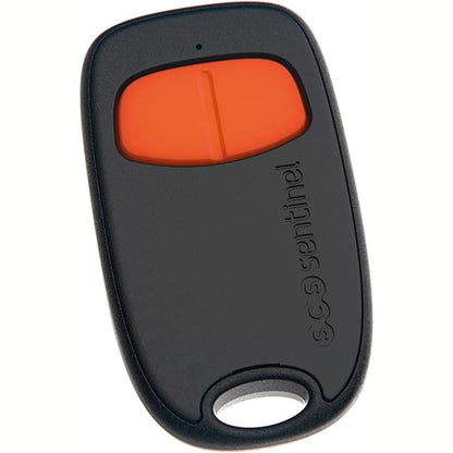 320030 - SCS Sentinel AAM0129 Telekomandë Porte 2-Kanalëshe me Kod PIN, Frekuencë 433.92 MHz, 1 Bateri Litiumi CR2032, SimplyControl, Portokalli