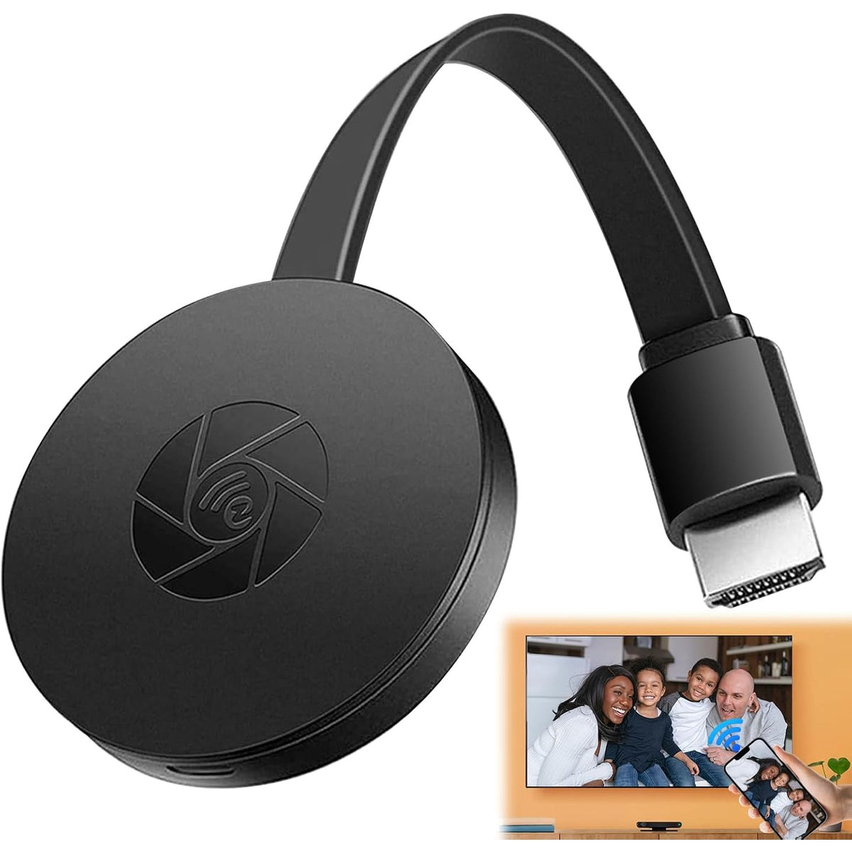 310181 - Adaptues ekrani pa tel 4K për televizor, 1080P, Chromecast Miracast Dongle, HDMI, Pajtueshëm me AirMirror Airplay Miracast