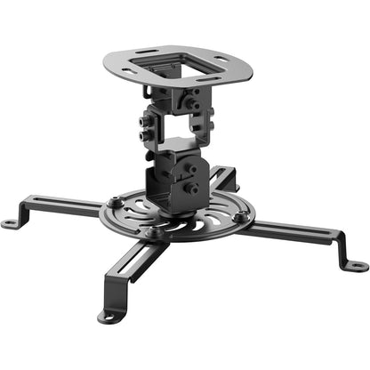 266835 - Connecto Montim në Tavan për Projektorë, i Anueshëm (+/-15°), Rrotullohet 360°, Distanca nga Tavani 15 cm, Ngarkesa Maksimale 13.5 kg, Diapazoni 5.4-32 cm, E Zezë