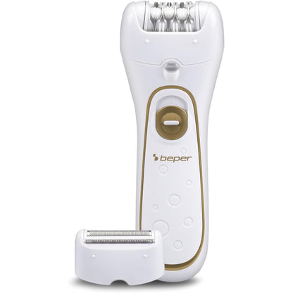 271688 - BEPER 3BEPI001 Epilator 2-në-1, Funksionim me kabllo ose i rikarikueshëm, Dy Koka, Dy Shpejtësi, Jetëgjatësi Baterie 40 Minuta