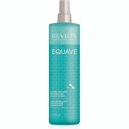 318014 - REVLON PROFESSIONAL EQUAVE Balsam për Zbërthimin e Çastit Hydro, 500 ml, balsam spraj pa lëkundje për flokë normalë deri të thatë, formulë 2-fazore dhe mbrojtje nga nxehtësia