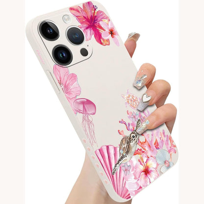 266761 - YIRLBEY Mbrojtëse për iPhone 13 Pro, silikoni i butë, rezistente ndaj gërvishtjeve, dizajn veror, 6.1"