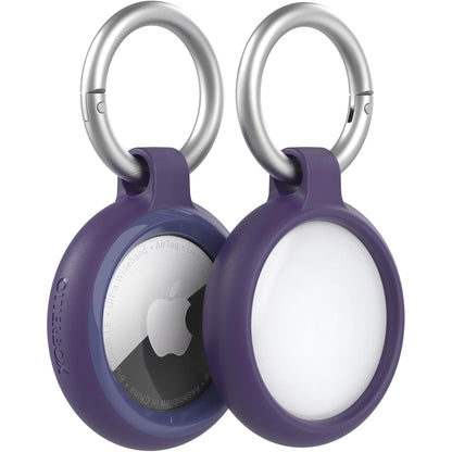 273870 - OtterBox Kuti transparente për AirTag, rezistente ndaj goditjeve, përfshin karabinierin, mbrojtëse për Apple AirTags.