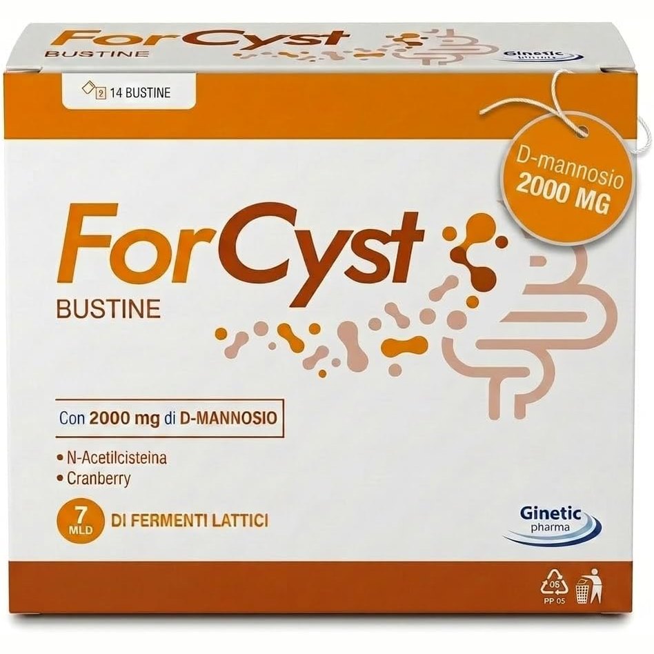 336894 - Për Cistitin - 2000 mg Manozë + Fermente (7 miliardë) + NAC + Boronicë + Vit. D, 5 Produkte në 1, Formulë Inovative në Qese për Shëndetin e Traktit Urinar
