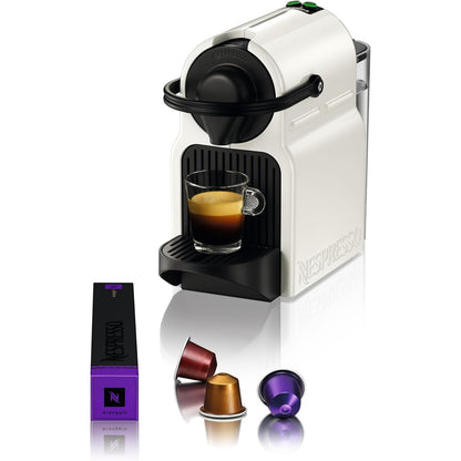 288247 - KRUPS Makinë kafeje Nespresso Inissia e bardhë, 19 shufra + komplet mirëseardhjeje, dizajn kompakt, mbyllje automatike, YY1530FD