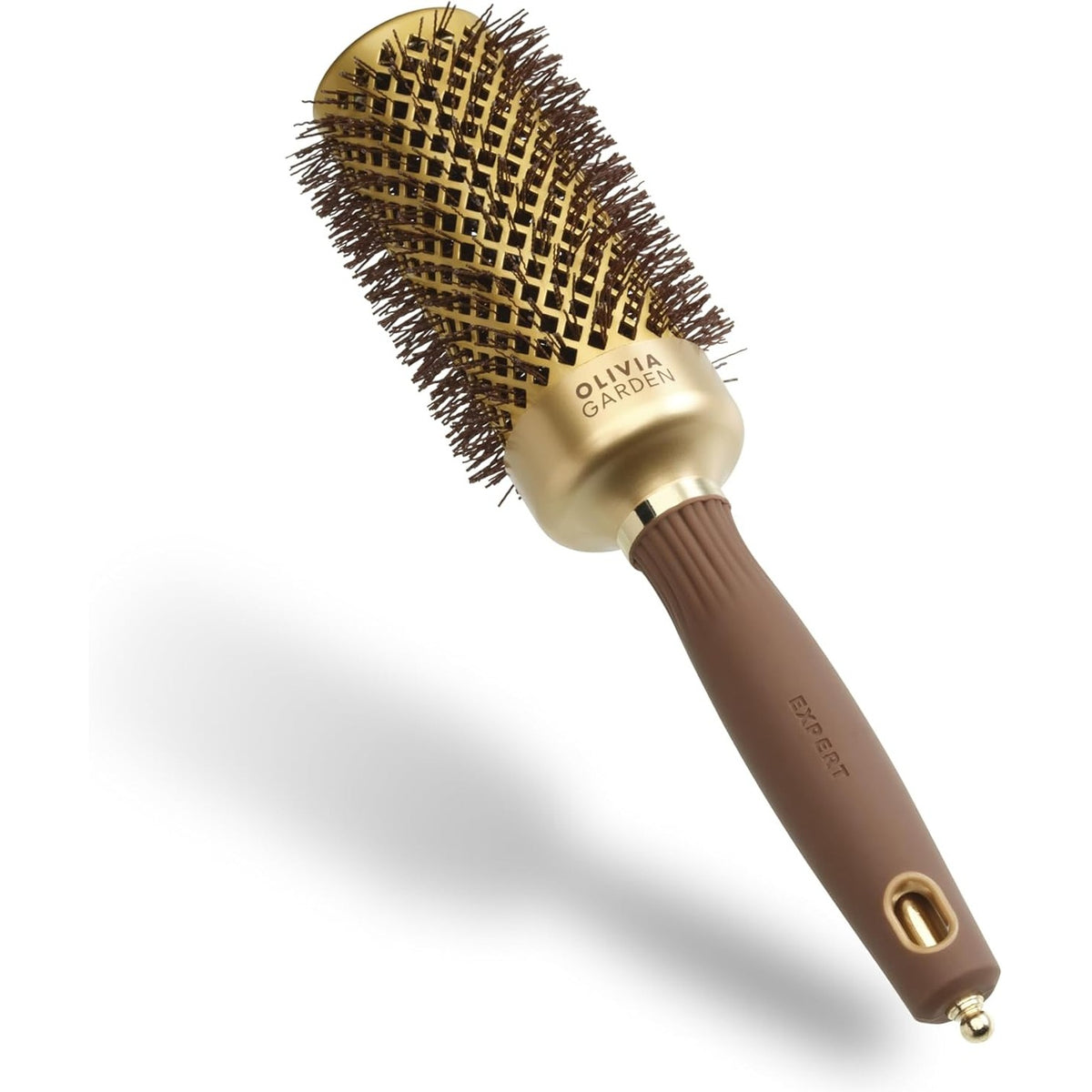 297237 - OLIVIA GARDEN QIME TË VALËZUARA Blowout Shine, 45 mm, Ngjyrë e Artë dhe Kafe