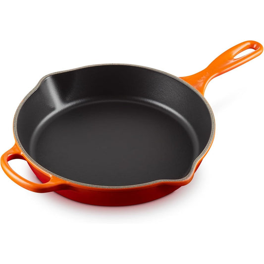 175024 - LE CREUSET Signature - Tigan i Thellë prej Gizë të Emaluar me Dorëzë Ndihmëse dhe Dy Gryka Derdhjeje, 26cm, Kapacitet 2L, Ngjyra Vullkanik, Modeli 20187260900422