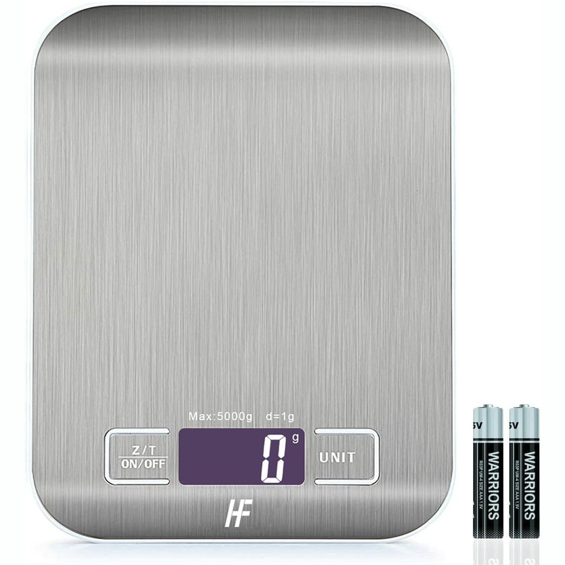 242921 - PESHORE DIXHITALE KUZHINE HOMEFASHION, Platformë Çelik Inoks, Kapacitet 5kg, Precizitet 1g, Ekran LED