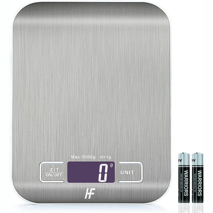 242921 - PESHORE DIXHITALE KUZHINE HOMEFASHION, Platformë Çelik Inoks, Kapacitet 5kg, Precizitet 1g, Ekran LED
