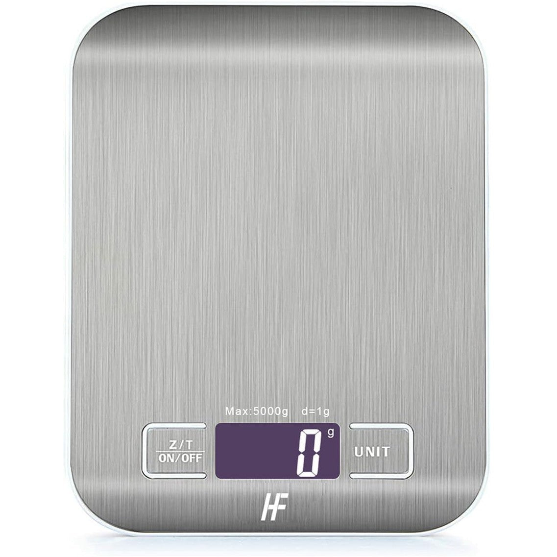 254311 - PESHORE ELEKTRONIKE KUZHINE - 5000g/1g, Ekran LCD me Ndriçim, Çelik Inoks