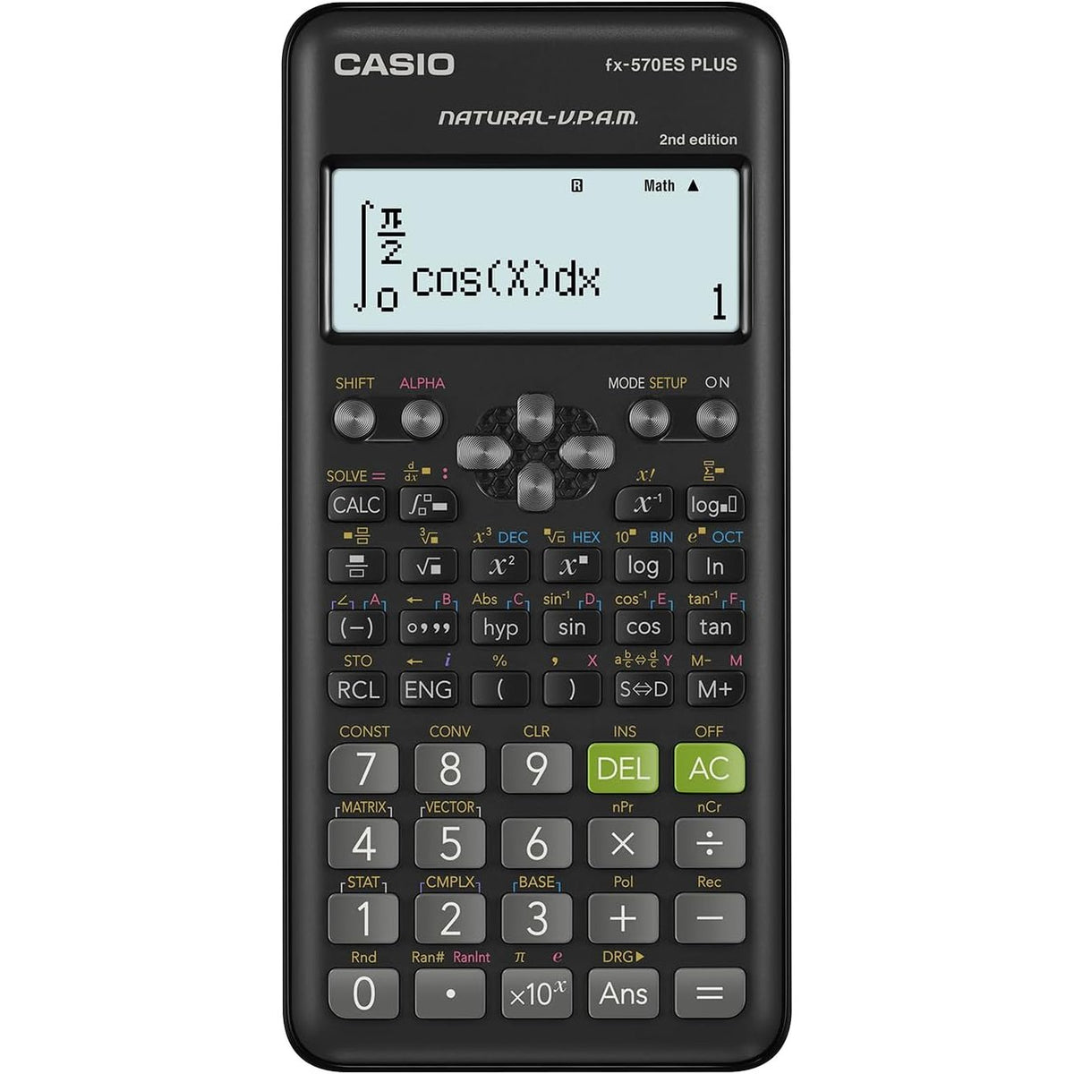 305427 - Casio - Kalkulator Shkencor FX-570ES Plus 2, 417 Funksione, i Zi