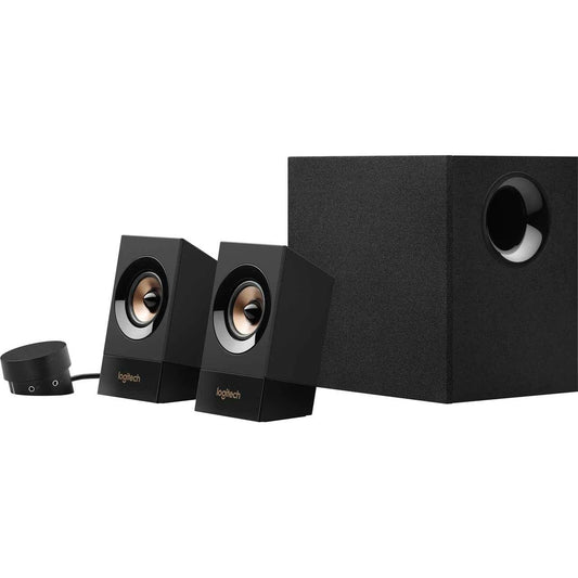 319421 - LOGITECH SISTEM ALTOPARLANTËSH Z533 2.1 ME SUBWOOFER, TINGULL I FUQISHËM, FUQI 120W, BAS I THELLË, HYRJE AUDIO 3.5 MM/RCA, PRIZË PËR NË MBRETËRINË E BASHKUAR, PC/PS4/XBOX/TV/SMARTPHONE/TABLET/LOJtar
