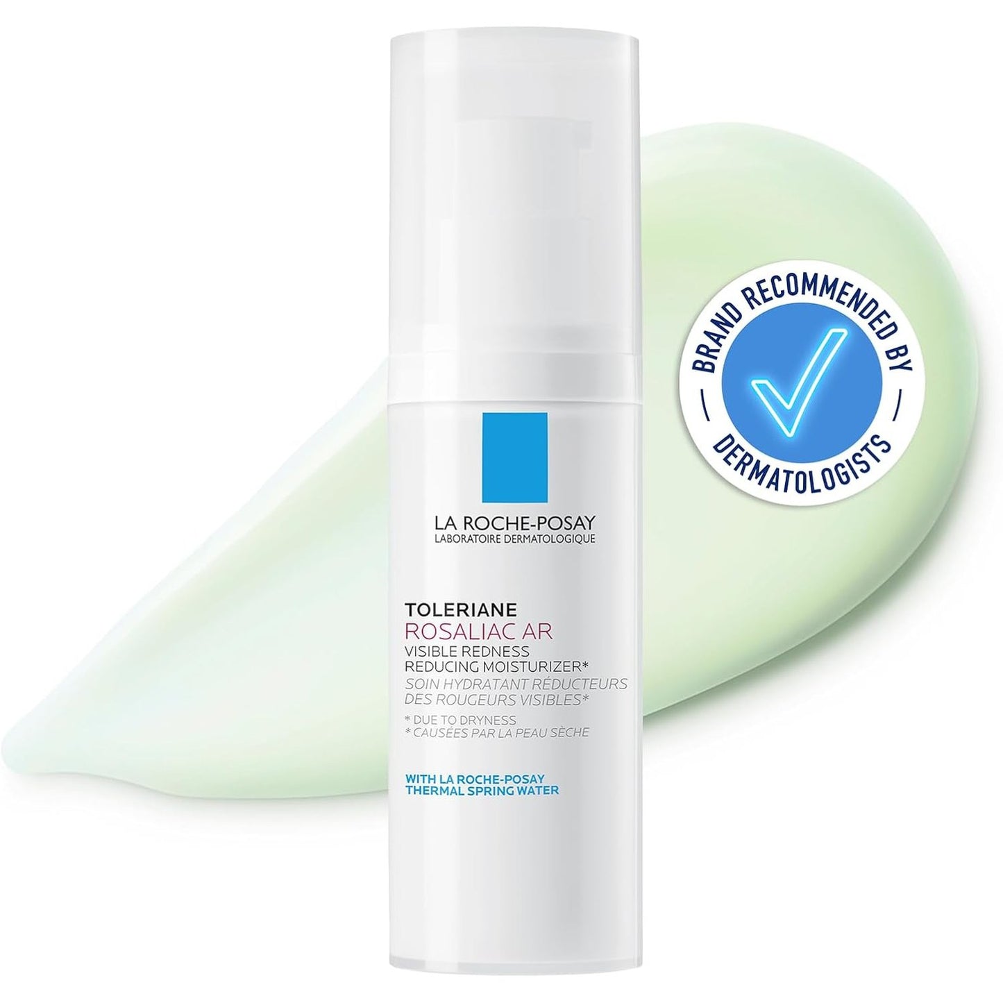 275437 - LA ROCHE-POSAY Toleriane Rosaliac AR Intensive Care - 40 ml - Kujdes për fytyrën për lëkurë të prirur ndaj skuqjes dhe rosacea - Krem hidratues me nuancë jeshile balancuese