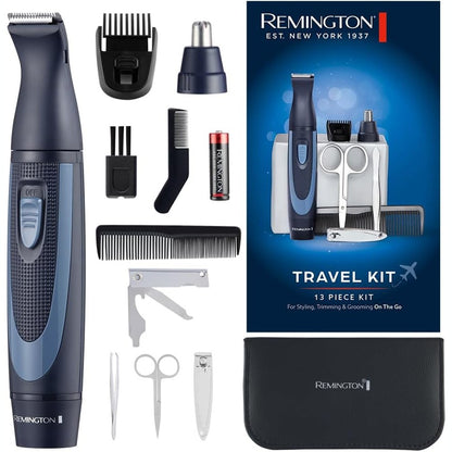 307738 - REMINGTON Set udhëtimi me 13 pjesë për flokë dhe manikyr/pedikyr me kuti