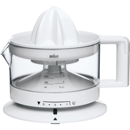 293960 - BRAUN Shtrydhëse Elektrike Agrumesh CJ3000WH, Tas 350 ml, 20 W, i Bardhë