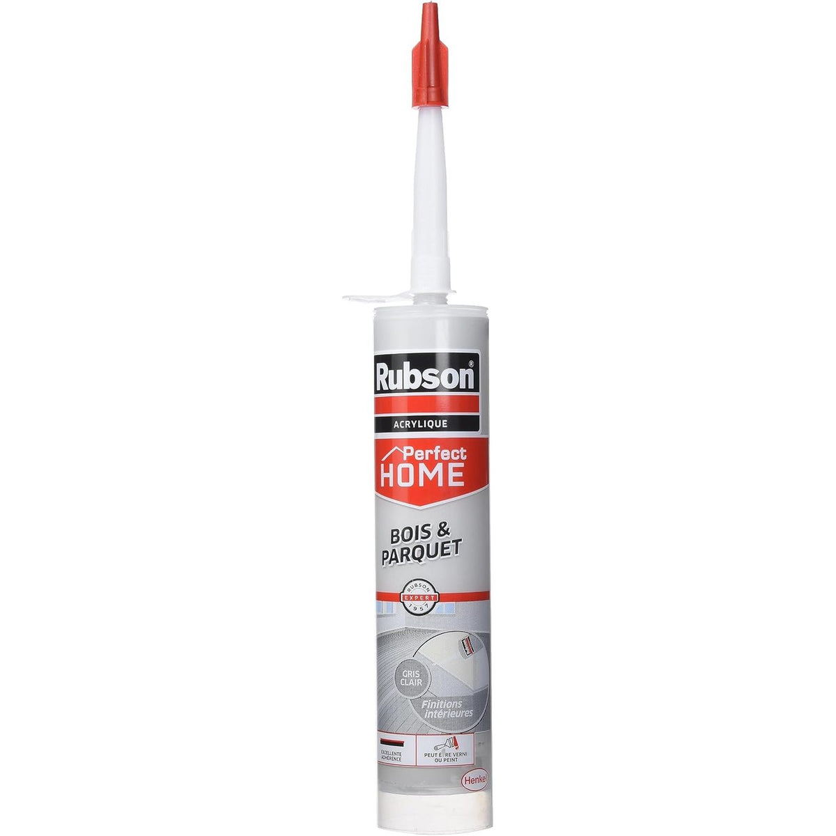 314932 - RUBSON MAISON Mastic Wood & Parket Light Gri 280 ml, ngjyrë akrilike për sipërfaqe druri dhe guri, për përdorim të brendshëm dhe të jashtëm