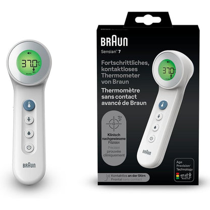275099 - BRAUN Sensian 7 - Termometër ballit pa kontakt, Teknologjia Age Precision, 3-në-1, BNT400