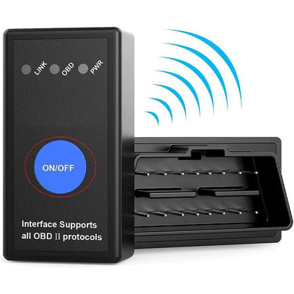 273684 - NK Transmitter OBD II - Pajisje diagnostikuese për makina, Bluetooth 4.0, i pajtueshëm me Android dhe iOS