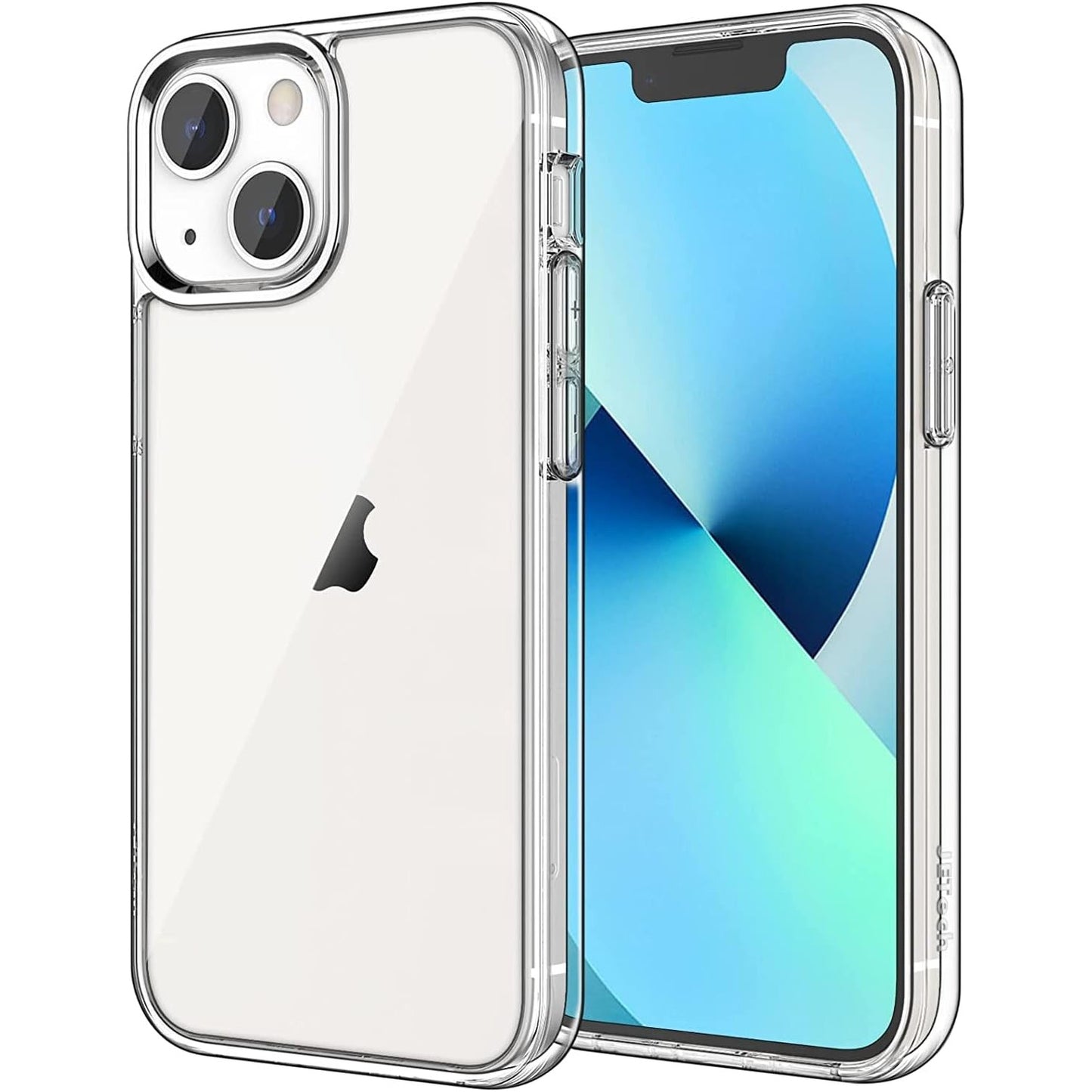 269395 - JETech Mbrojtëse për iPhone 13 Mini 5.4 inç, Mbrojtëse Telefoni kundër Zverdhjes dhe Goditjeve, Mbrojtëse Transparente kundër Gërvishtjeve