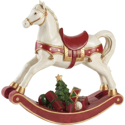 226403 - VILLEROY & BOCH Aksesorë Dimërorë për Kolazh Kali Lëkundës XL, figurë dekorative, polirezinë, 32.8 x 10.8 x 32.5 cm