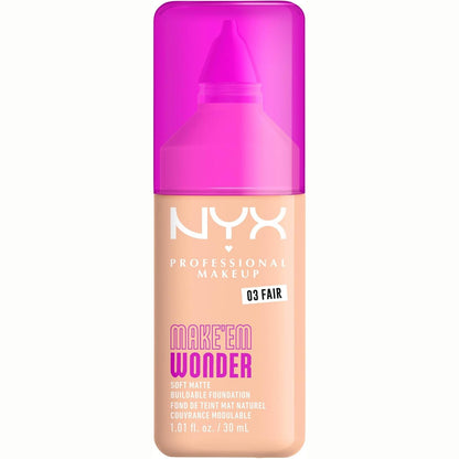 317681 - NYX Professional Makeup Fondatinë Make 'Em Wonder, 24H, 03 Fair