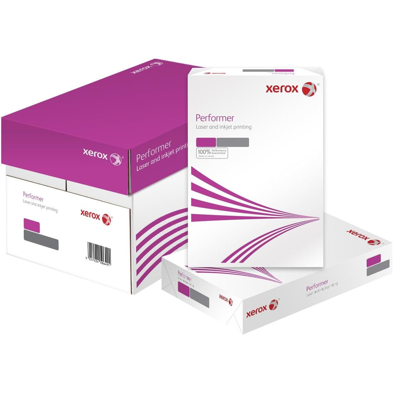 273530 - XEROX Letër Shumëfunksionale Performer, 80 g/m², A4, 1 kuti, 5 pako, 2500 fletë, 003R90649, e bardhë