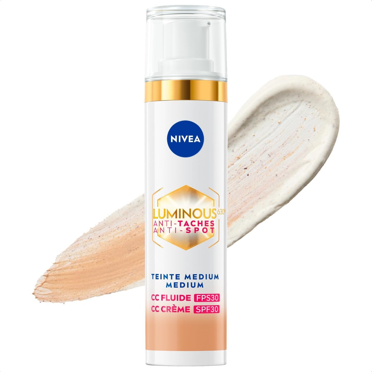 289941 - NIVEA - Luminous 630 CC Krem i lëngshëm kundër njollave të errëta SPF30, 40ml, kujdes për fytyrën me ngjyrë kundër shenjave të plakjes
