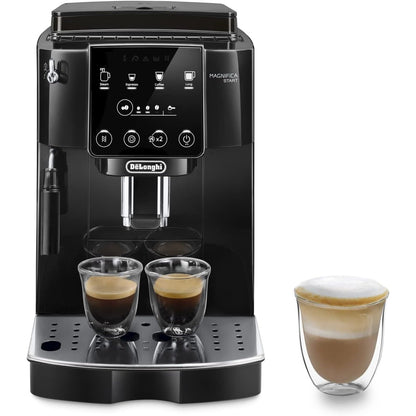 84081 - DE'LONGHI Magnifica Start ECAM222.20.B, Makinë Kafeje Automatike Plotësisht me Shkumëzues Qumështi, Funkison 2x Espresso, Mulli Konik 13 Faza, 1450 W, e Zezë