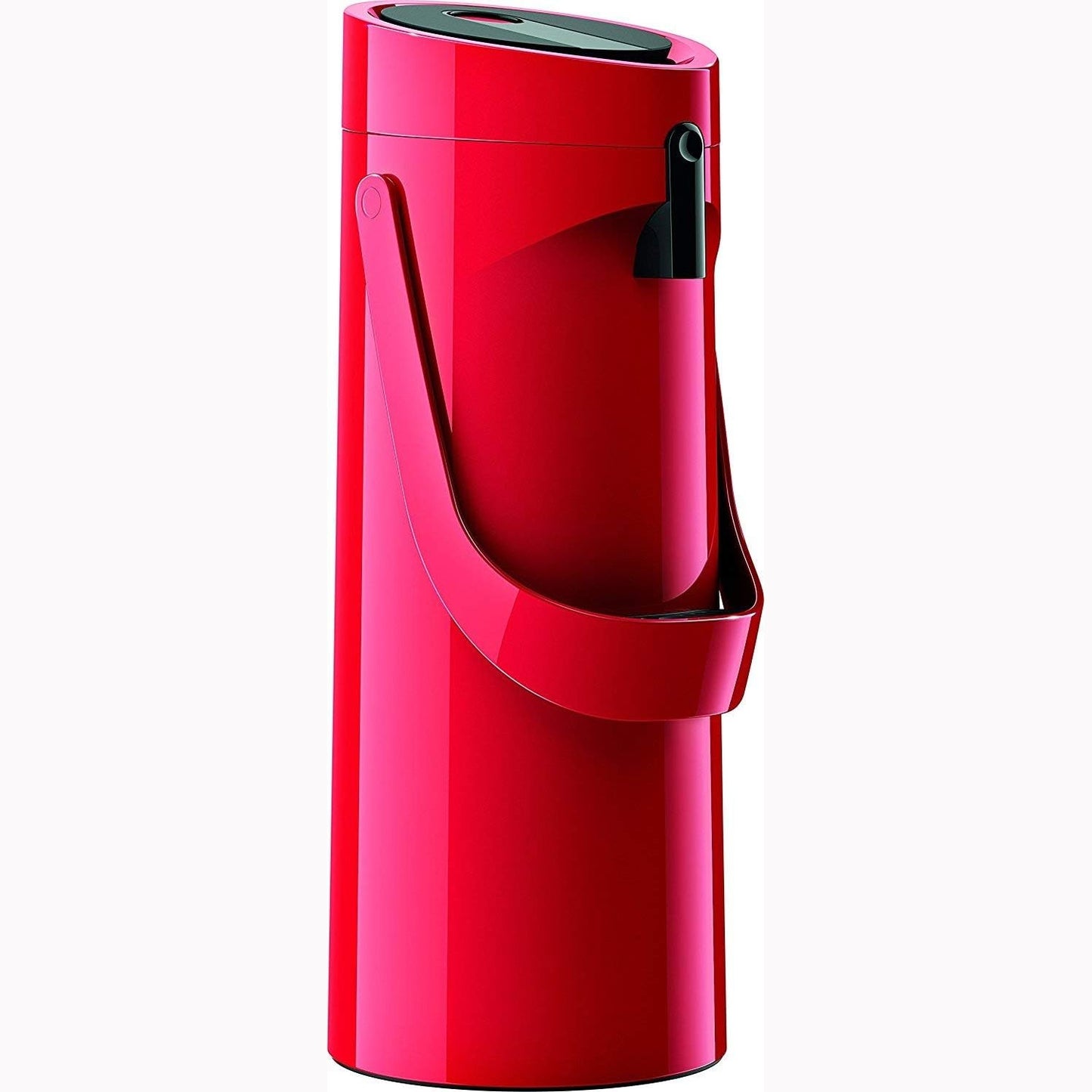 217849 - EMSA 515708 Ponza Pompë E Izoluar, Shishe Termosi, Kapacitet 1.9L, 17 x 16.5 x 39 cm, e kuqe