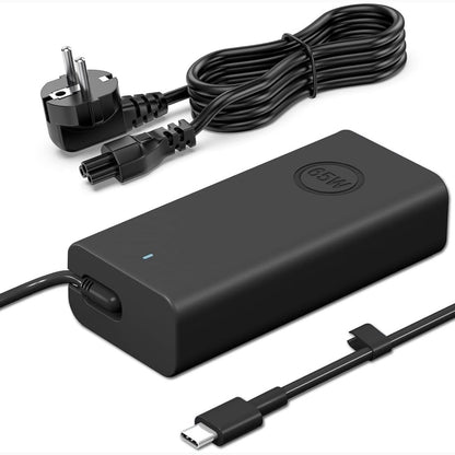 305439 - Adaptor Energjie për Laptop 65W USB-C për Dell 14 16 Plus/Pro 14 16/Pro Rugged 13 14/Pro Max 14 16/Pro 13 14 16 Plus/Pro 13 14 Premium, Kabllo Karikimi për Dell Inspiron 14 16 2-në-1 5630 5625 5620 7620 7425 7420 7390