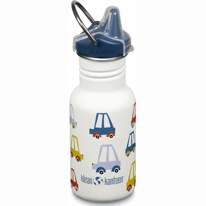 251964 - KLEAN KANTEEN Shishe Uji e Ngushtë Klasike (me Kapak Sippy) me kapak çeliku inox në të bardhë, vëllim 355 ml, 1011205