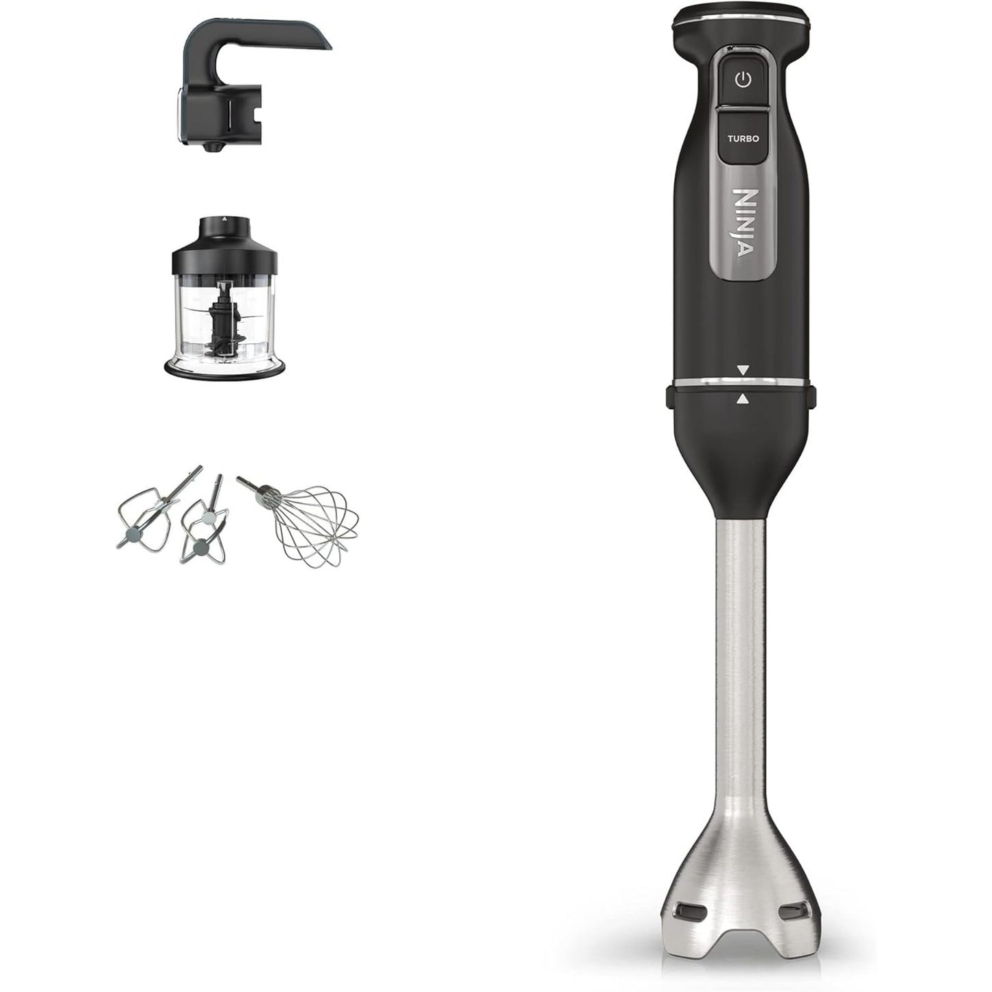 162078 - NINJA FOODI Blender dore 3-në-1, 850W, me copëtues me ndezje të butë, përzierje me 2 dhe 5 shpejtësi, i sigurt për lavastovilje, ngjyra e zezë, modeli CI100EU