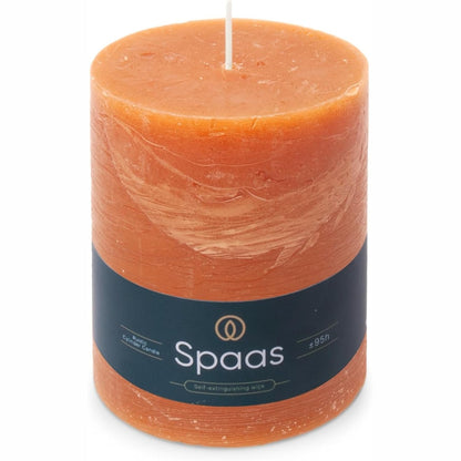 258001 - SPAAS Qiri Rustic Pillar 100/130 mm, 95 orë, portokalli