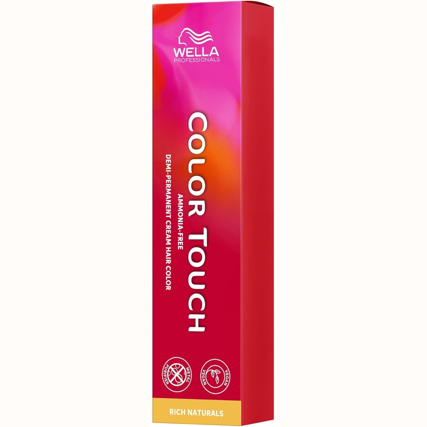 275805 - WELLA PROFESSIONALS Color Touch Rich Naturals, ngjyrë intensive vegane për flokë pa amoniak me Metal Purifier, 60 ml, për nuanca të thella dhe natyrale që zgjasin deri në 28 larje, 7/1 Bjonde Mesatare Hiri