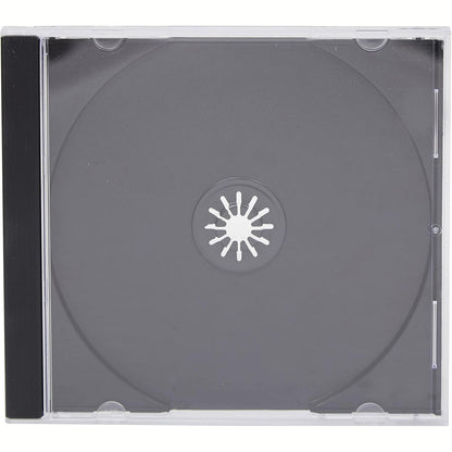 255969 - 25 kuti standarde për CD të vetme 10 mm me sirtar të zi