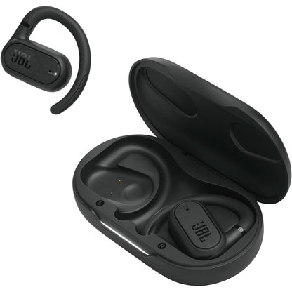 267620 - JBL SOUNDGEAR SENSE – Kufje pa tel Bluetooth me vesh të hapur, Rezistent ndaj spërkatjeve, Ngjyrë e zezë