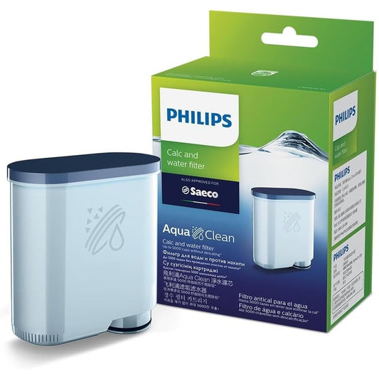 162860 - PHILIPS AquaClean - Filtri për ujë, pa heqje gëlqereje për deri në 5000 gota, Pastrim uji mikroporoz, Teknologji shkëmbimi jonik, Instalim i lehtë me klikim dhe nisje (Modeli CA6903/10)