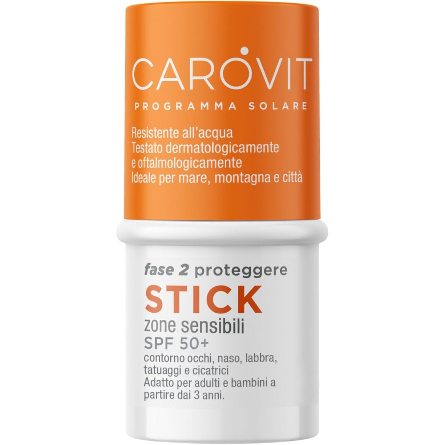 272320 - CAROVIT Shkëlqyes mbrojtës nga dielli, SPF 50+, 4 ml, transparent për mbrojtje nga rrezet UVB dhe UVA