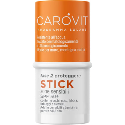 272320 - CAROVIT Shkëlqyes mbrojtës nga dielli, SPF 50+, 4 ml, transparent për mbrojtje nga rrezet UVB dhe UVA