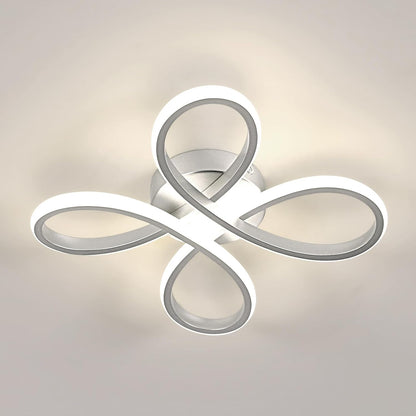 217734 - Dritë tavani LED moderne, 30W, 3000LM, 4500K, diametër 30cm, argjend