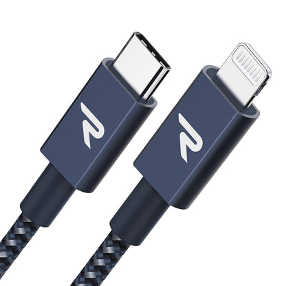 310695 - RAMPOW Kabllo për iPhone 1M, MFi Certifikuar C94, USB C për Lightning Charge Rapide, Karikues Power Delivery 3.0 për iPhone 14/13/12/11/XS/XR/X, iPad Mini, iPad Air 2019 - i Bardhë