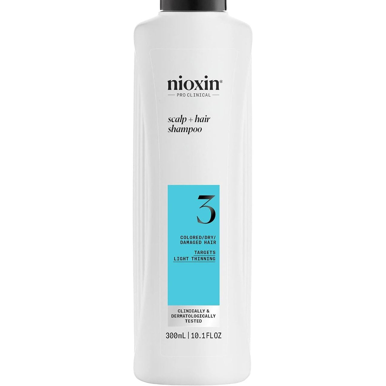 290006 - NIOXIN Shampo për skalpin dhe flokët System 3, forcuese për flokë të dëmtuar me hollim të lehtë, me Biotinë dhe Niacinamidë, 300ml