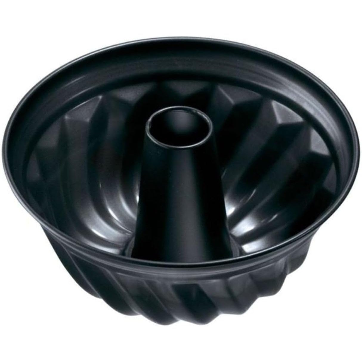 210495 - ZENKER Tavë Tortë Bundt Ø 25 cm, Metalike e Zezë, Fletë Çeliku, me Shtresë Jo-Ngjitëse, Sasia: 1 Copë