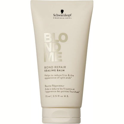 317756 - SCHWARZKOPF PROFESSIONAL BLONDE Bond Repair Sealing Balm, 75 ml, locion pa shpëlarje, mbrojtje nga nxehtësia, zbutje dhe forcim